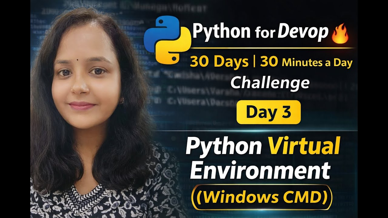 Python Virtual Environment in Windows CMD | Beginner to Pro DAY -3