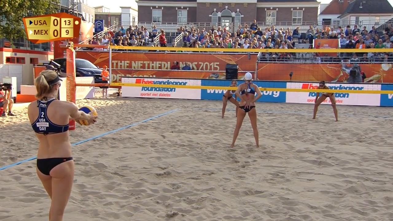 Day/Kessy (USA) vs. Candelas/Rios (MEX) - Apeldoorn – Women World Championships 2015