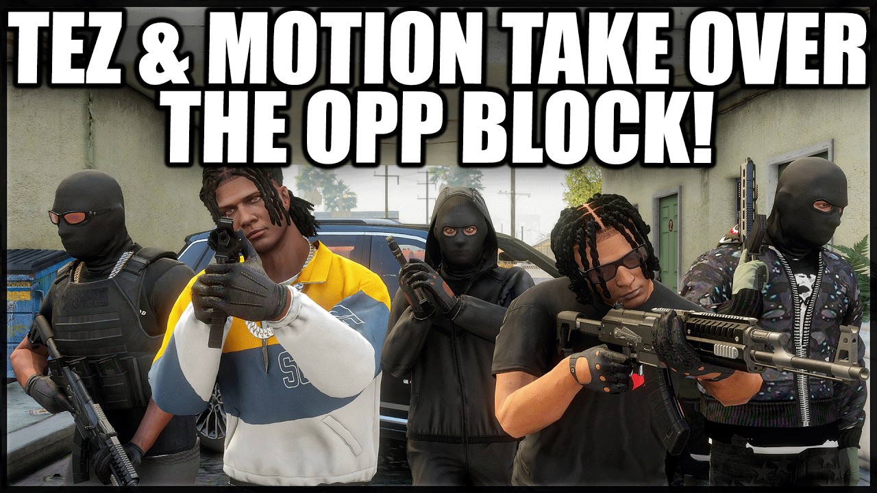 Tez & Motion Take Over The Opp Block! | GTA RP | GrizzleyWorld Chiraq
