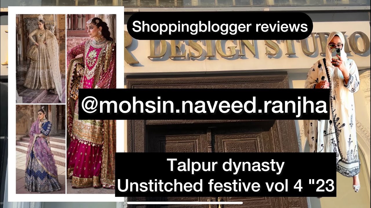 @mohsin.naveed.ranjha talpur dynasty unstitched wedding 