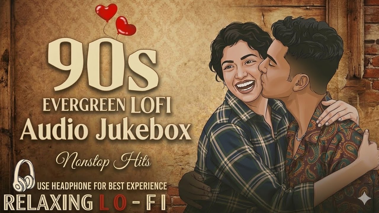 90s Bollywood Nonstop Love Jukebox MixTape || Bollywood Nonstop Lo-Fi Songs || Relaxing Lo- FI Song
