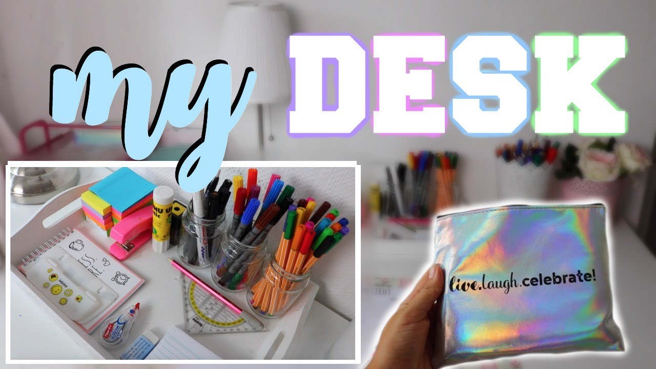 MY DESK ♡ ORGANISATION | Back to School (deutsch) ♥︎ Jackie Alice