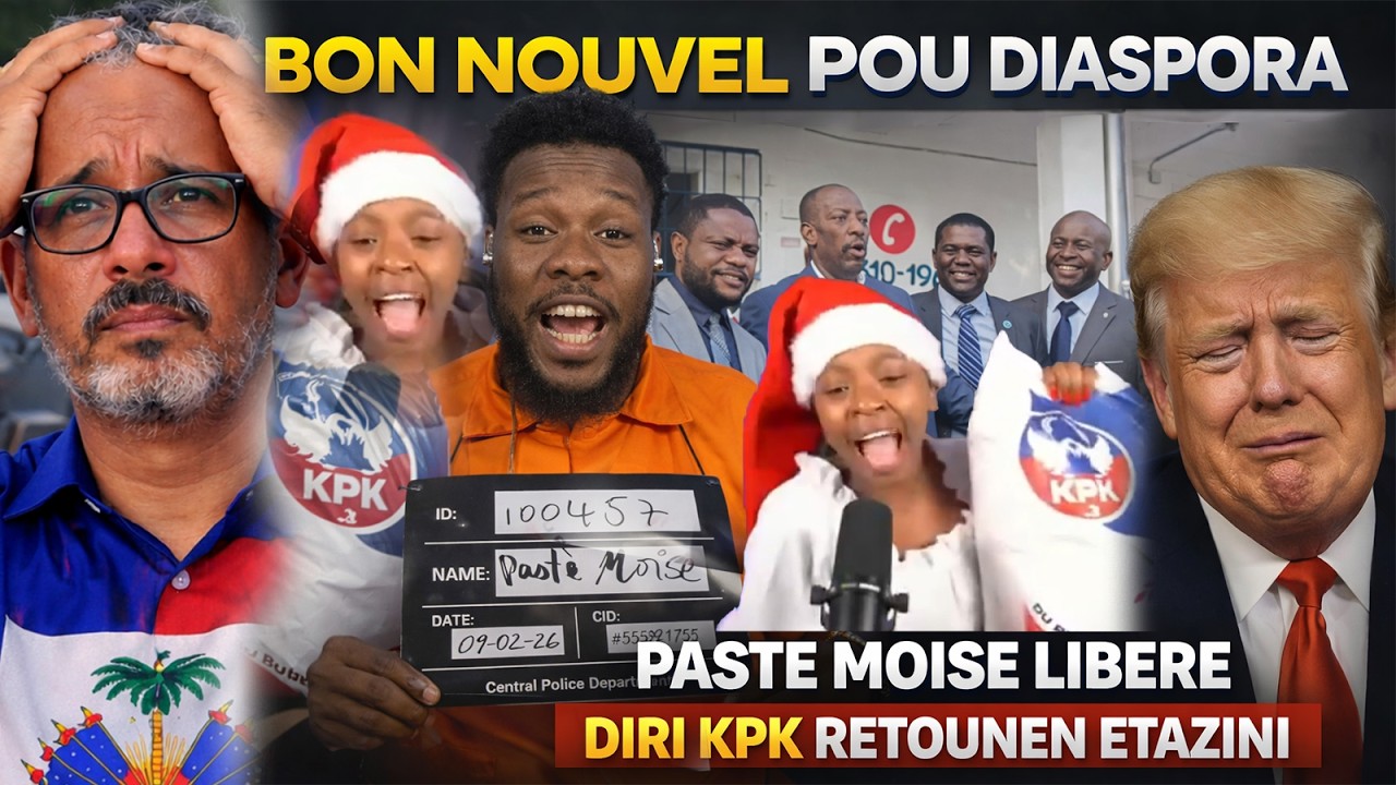 PASTE MOISE LIBERE - TRUMP M0URI FRET - DIRI KPK PRAL RETOUNEN ETAZINI - FOUCO BAT BRAVO / SHILO