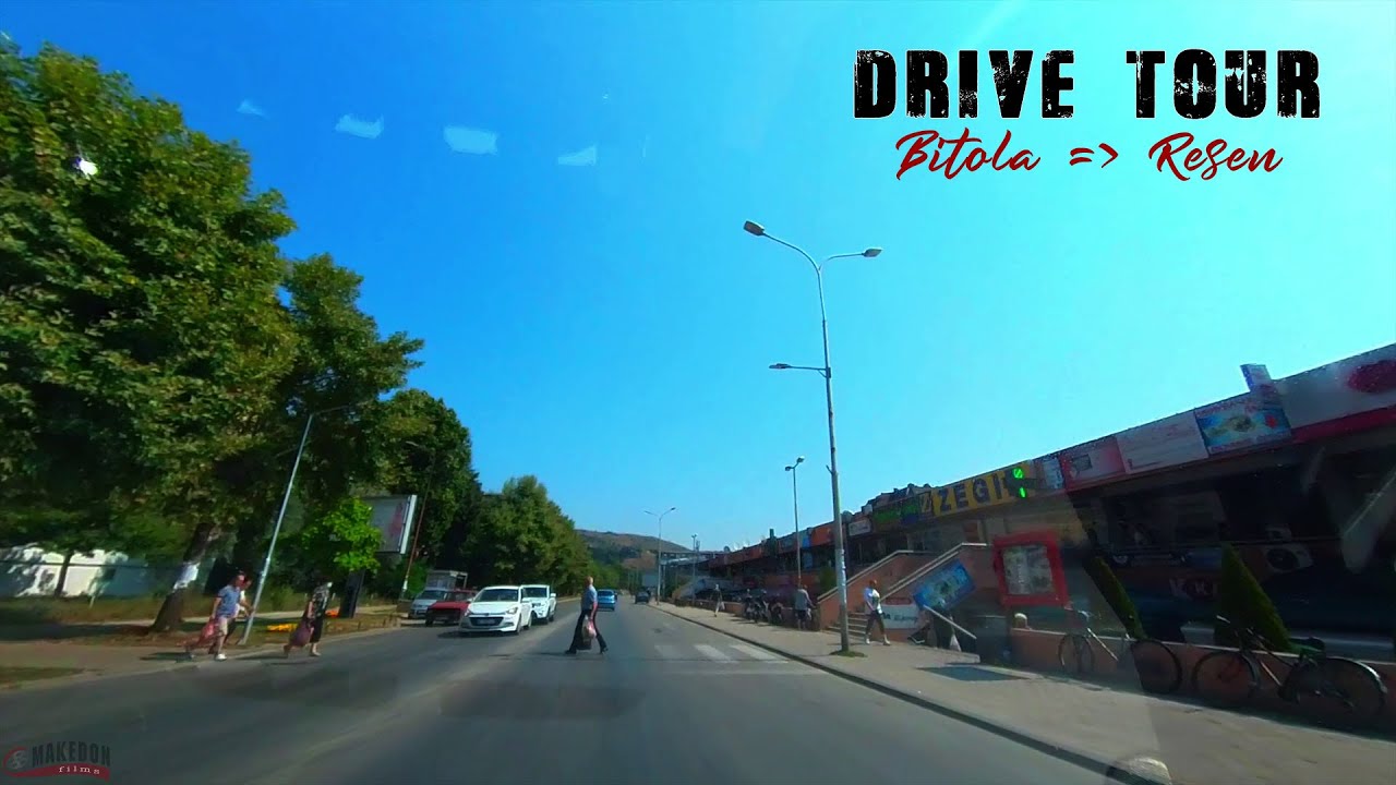 DRIVING TOUR, Destination from BITOLA to RESEN, Macedonia (2022) Street View (POV) 🇲🇰 Битола - Ресен