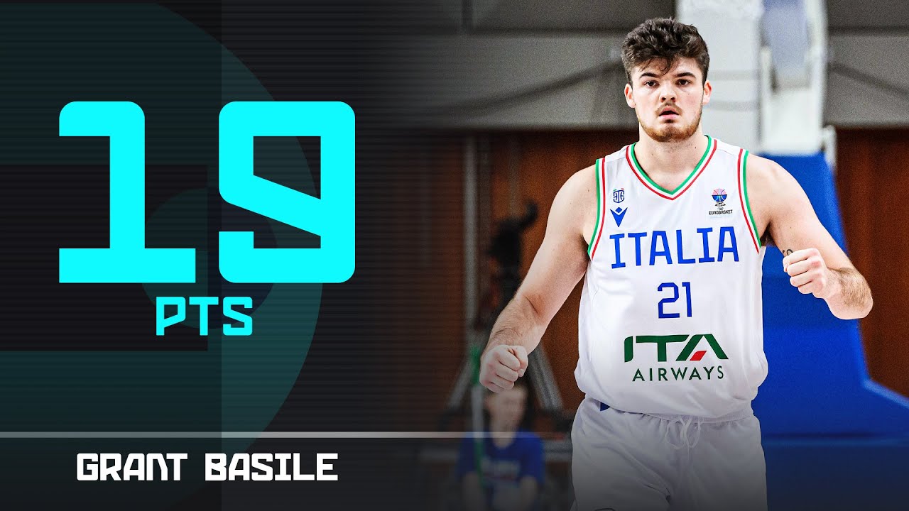 Grant Basile (19 PTS) | Top Performer | ISL vs ITA | FIBA EuroBasket 2025 Qualifiers