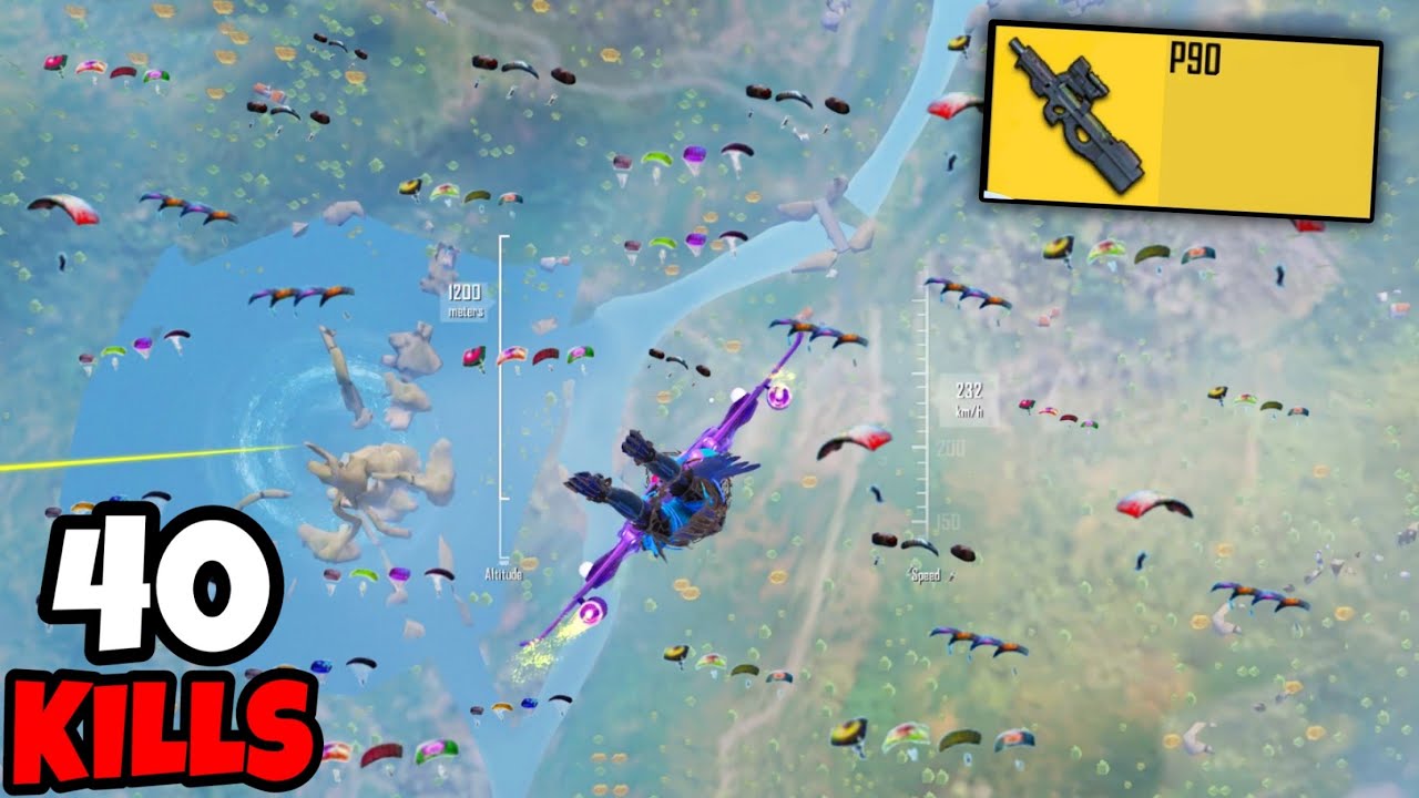 This is How To Get 40 KILLS With P90 in BGMI • (40 KILLS) • BGMI Gameplay