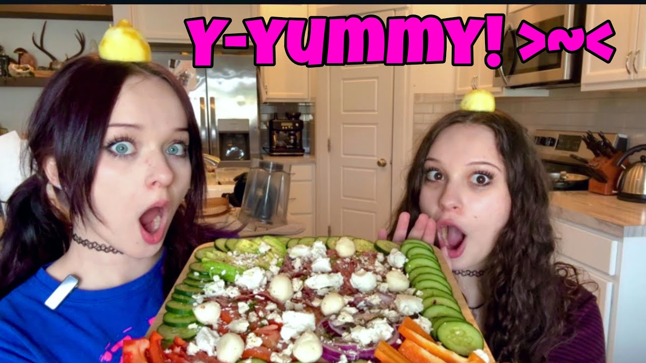 MAKING A VEGGIE BOARD W/ MY BESTIE 🥕🥒🍅💗