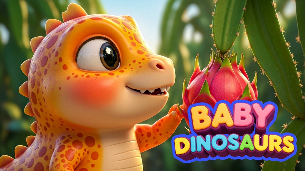 Dino’s Day on the Dragon Fruit Farm The Cutest Dinosaur Farm Story Ever | HelloT Rex | Beep Beep