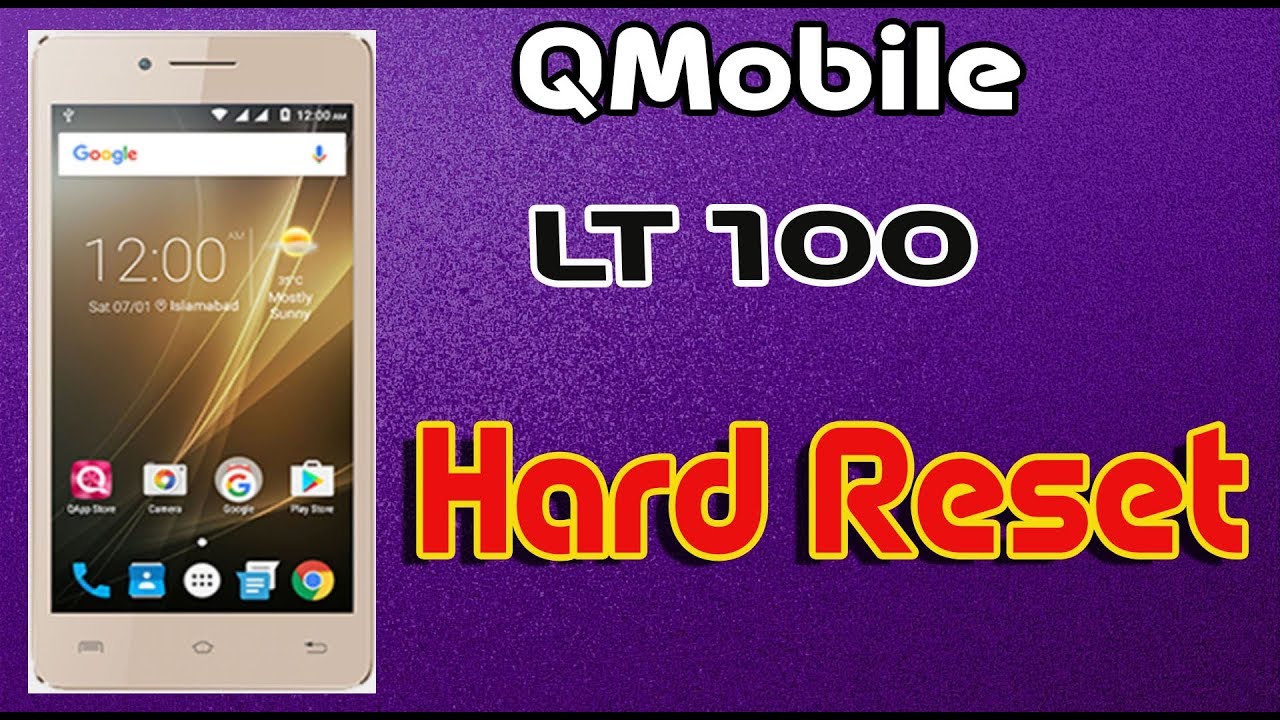 Hard Reset QMobile LT-100