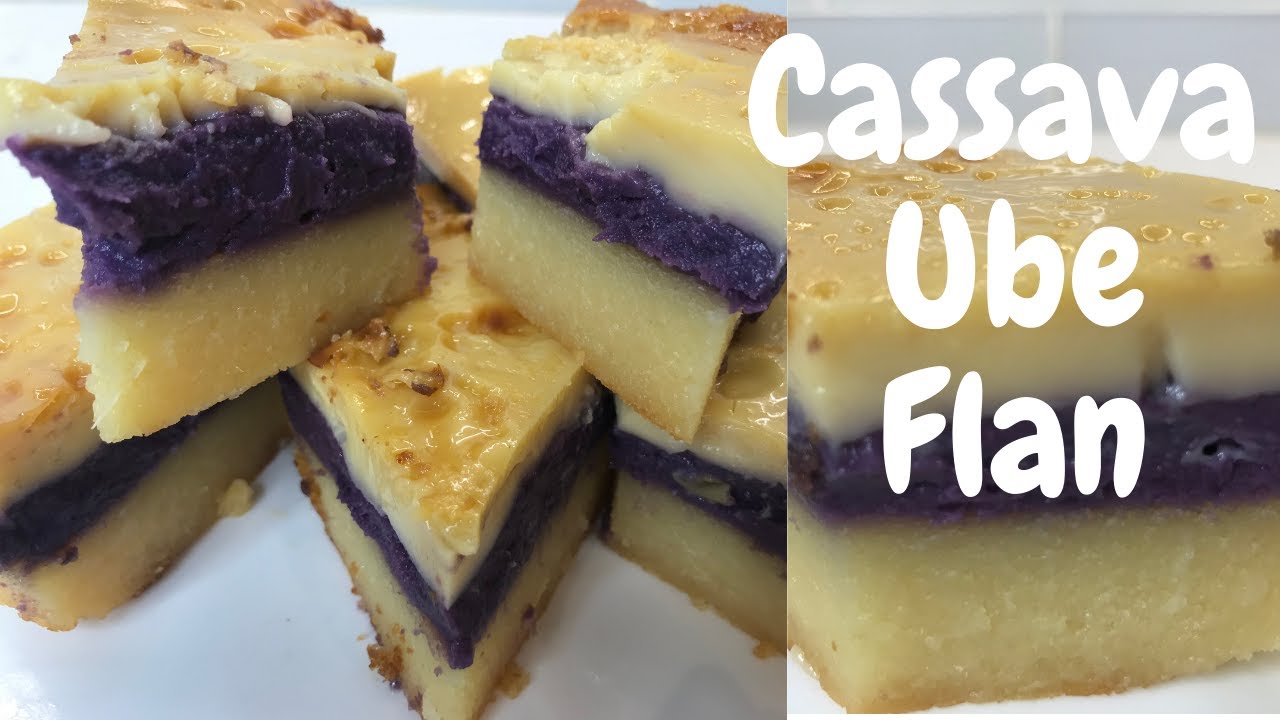 How to make Cassava Ube Flan