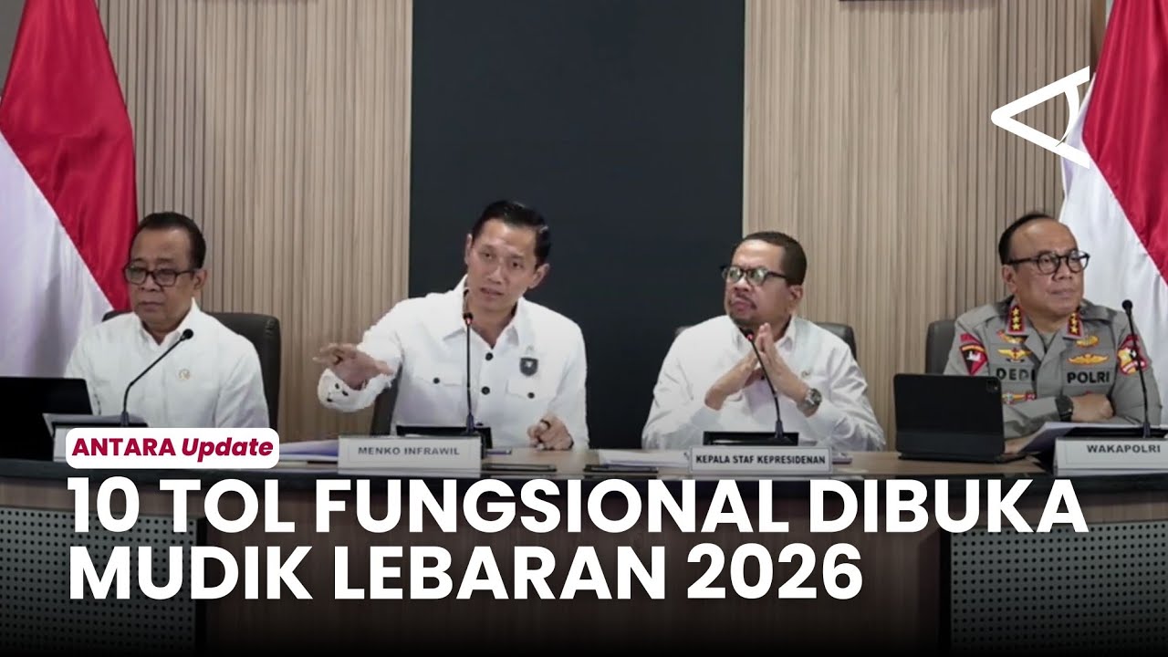 Mudik Lebaran 2026: Pemerintah buka 10 tol fungsional sepanjang 291 KM