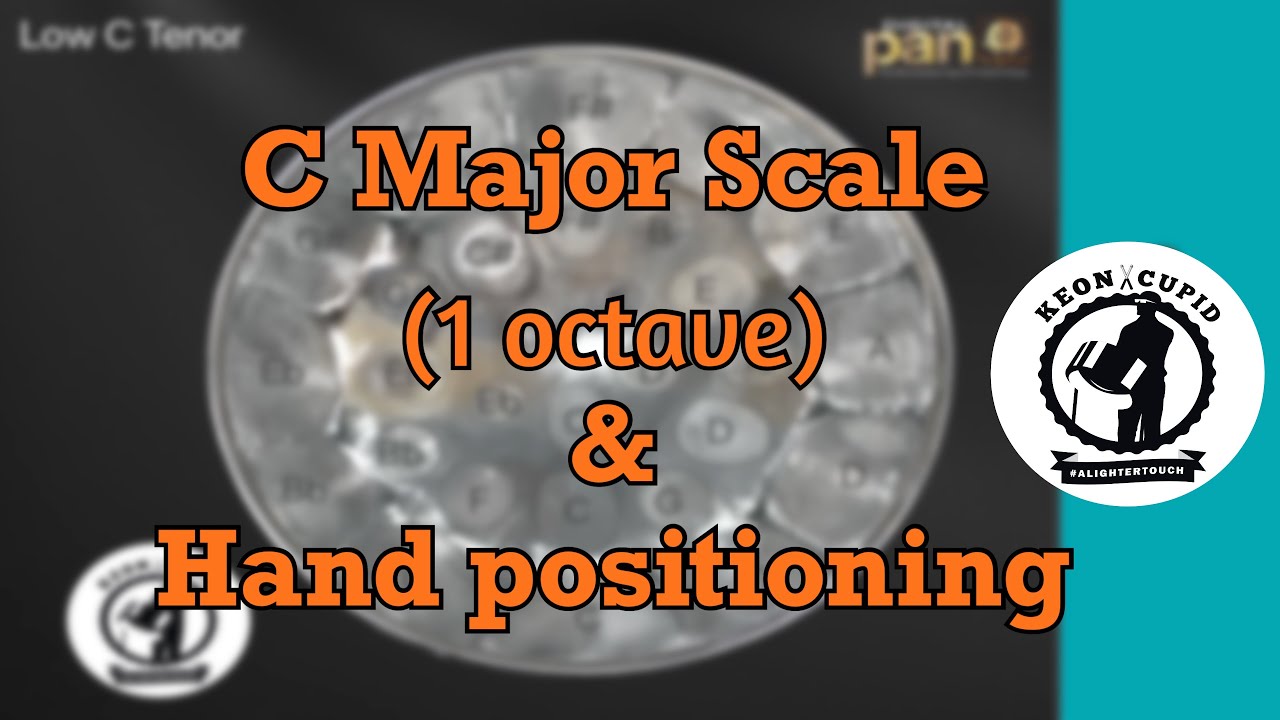 How to play C Major scale on Steelpan.