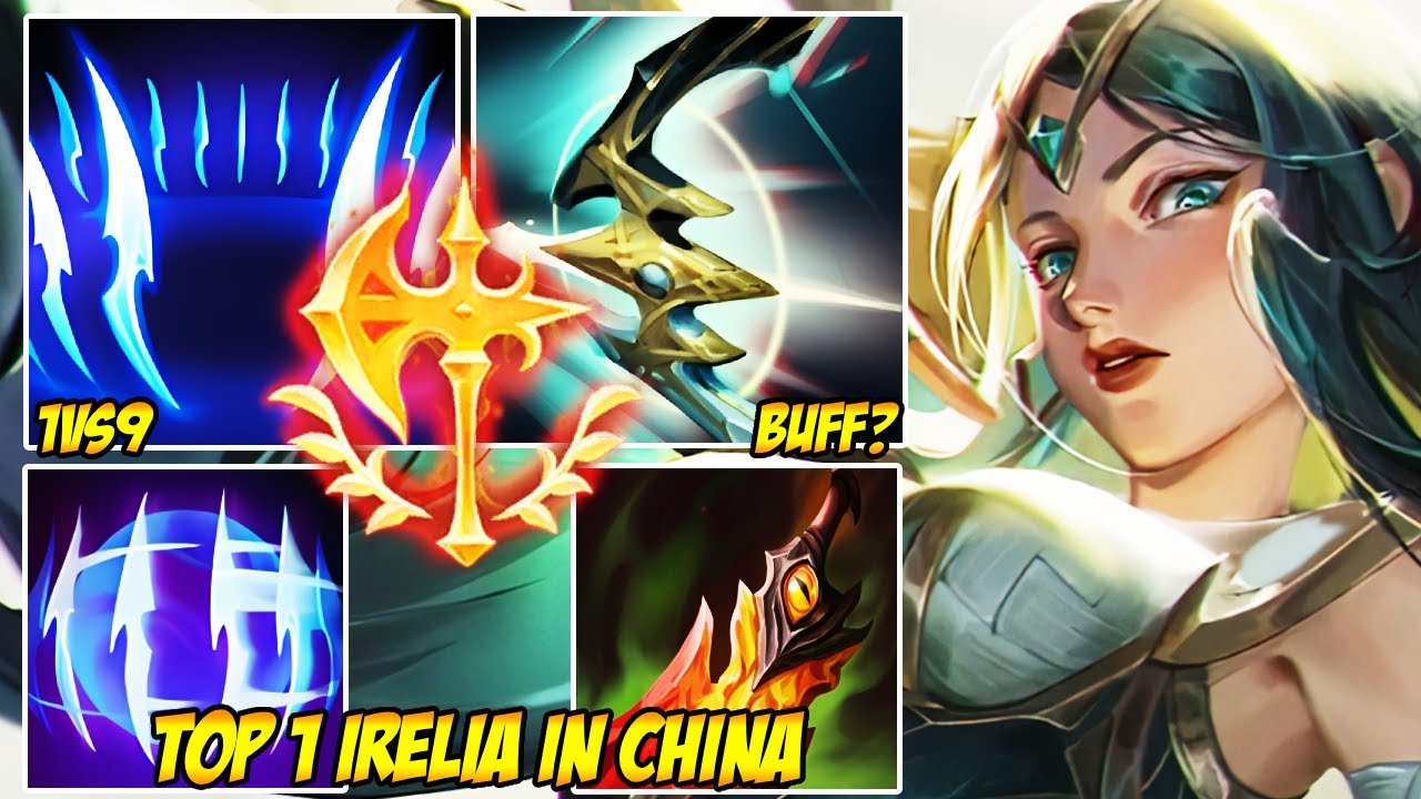 WILD RIFT CHINA TOP 1 IRELIA - PERFECT RESETS UNDER PRESSURE