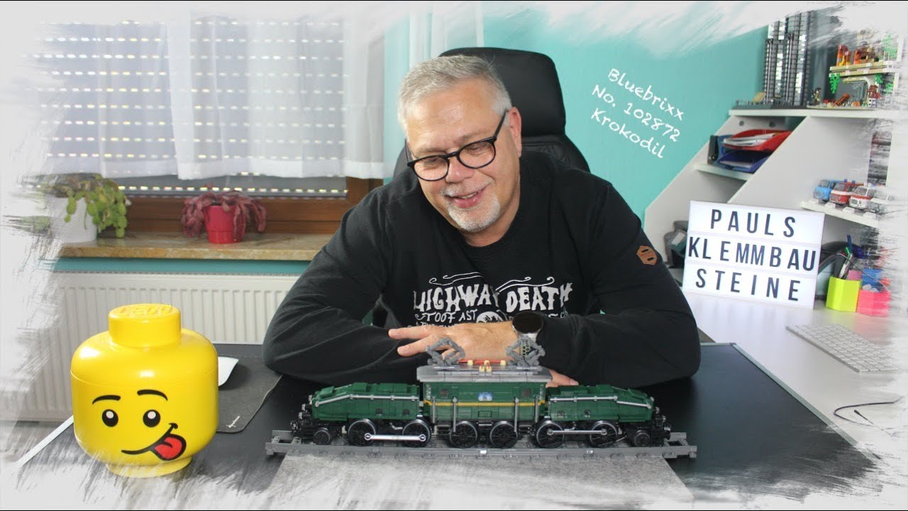 BlueBrixx No. 102872 Krokodil mit einigen leichten Schwächen in der B Note Note - aber Design Top