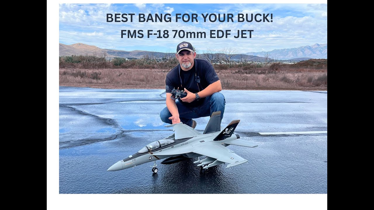 Best Bang for your Buck! The FMS F-18 70mm EDF Jet! #rcpilots #airplane #rcaircraft #rcplane 