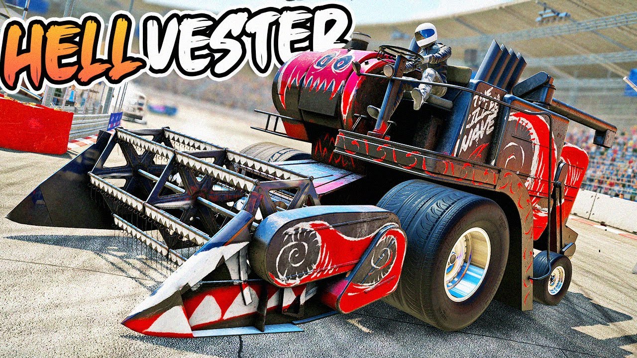 This NEW Vehicle Is RIDICULOUSLY Overpowered! The HELLVESTER! - Wreckfest UPDATE