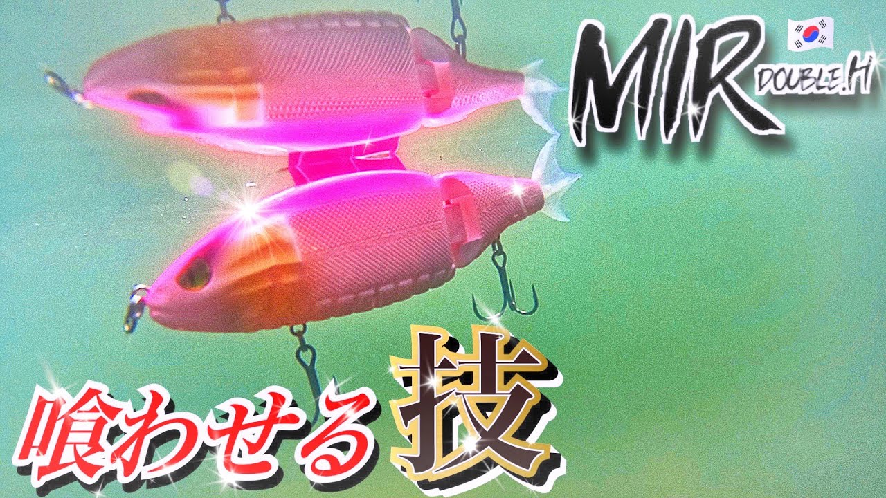 【必見】韓国で大人気のビックベイト”MIR”の基本動作と”喰わせる技”を伝授!!【バス釣り】