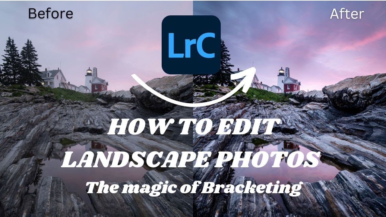 How to Edit Landscape Photos in Lightroom - The magic of Bracketing