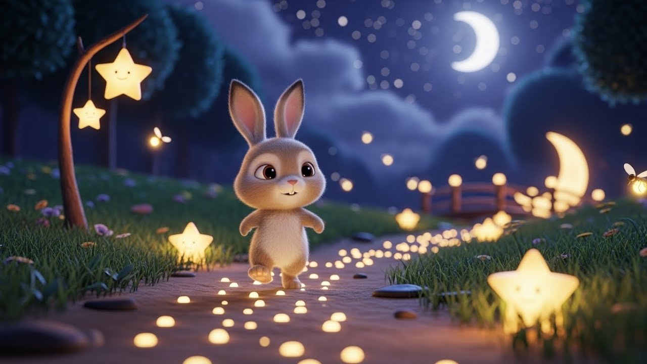 Bunny&rsquo;s Starry Adventure 🐰🌟 | Magical Bedtime Story Song for Kids | Nursery Rhymes for Babies