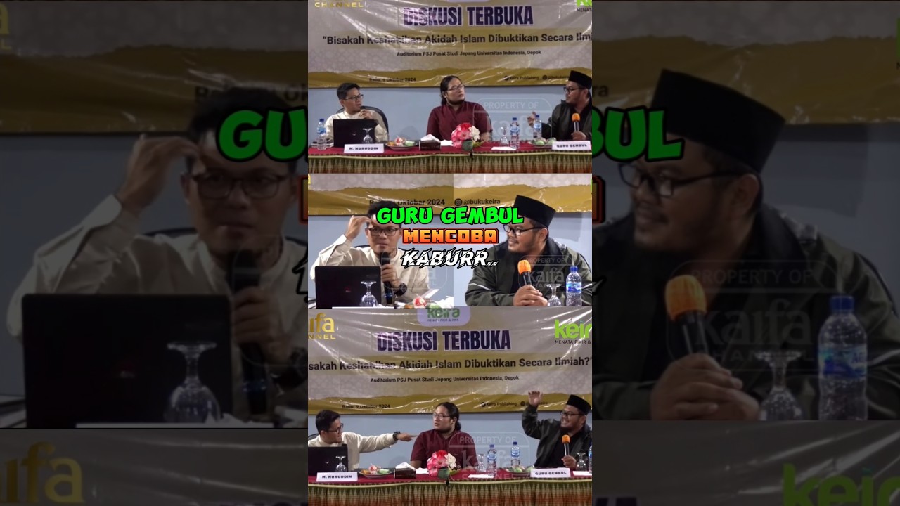 MOMEN GURU GEMBUL MENCOBA KABUR ⁉️🤭 #feedshorts #gurugembul #ustadznurudin