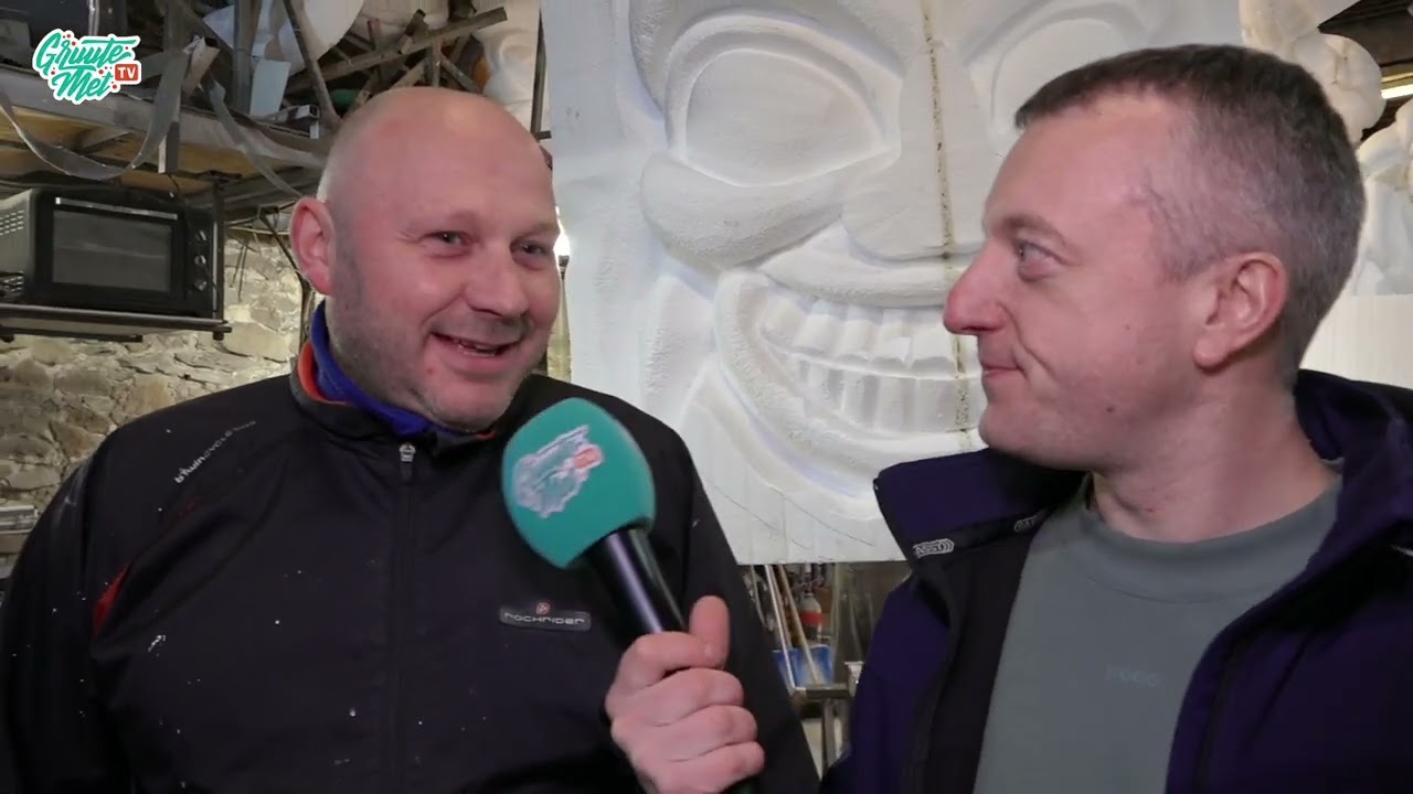 Hangaar HKV D'Afzakkers Carnaval Halle 2026 - Gruute Met TV