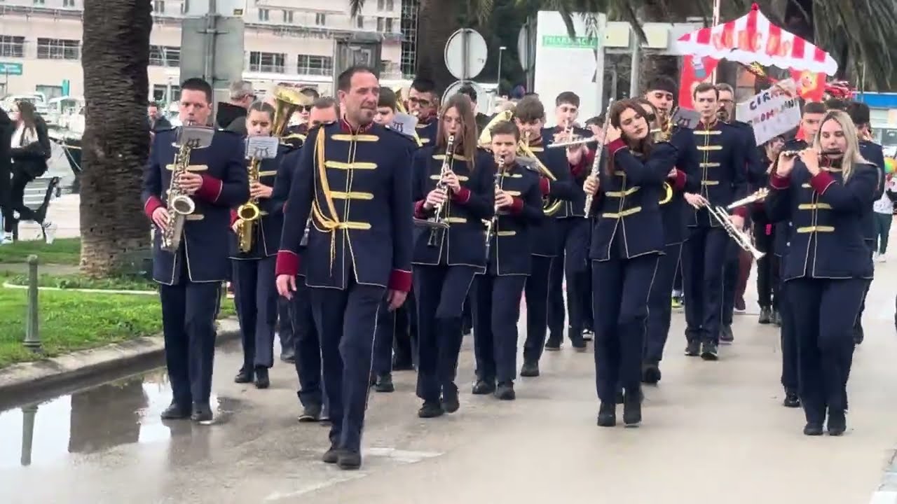 13.02.2026. Makarska. Maškare. Gradska Glazba. Dio 1.