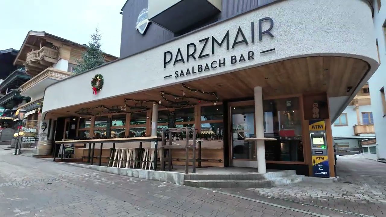 Saalbach Hinterglemm - Saalbach Village Street Walk Tour February 2026