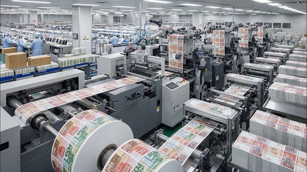 Inside the HK Dollar Factory: The Unusual Way HK Dollars Are Made (Full Process)