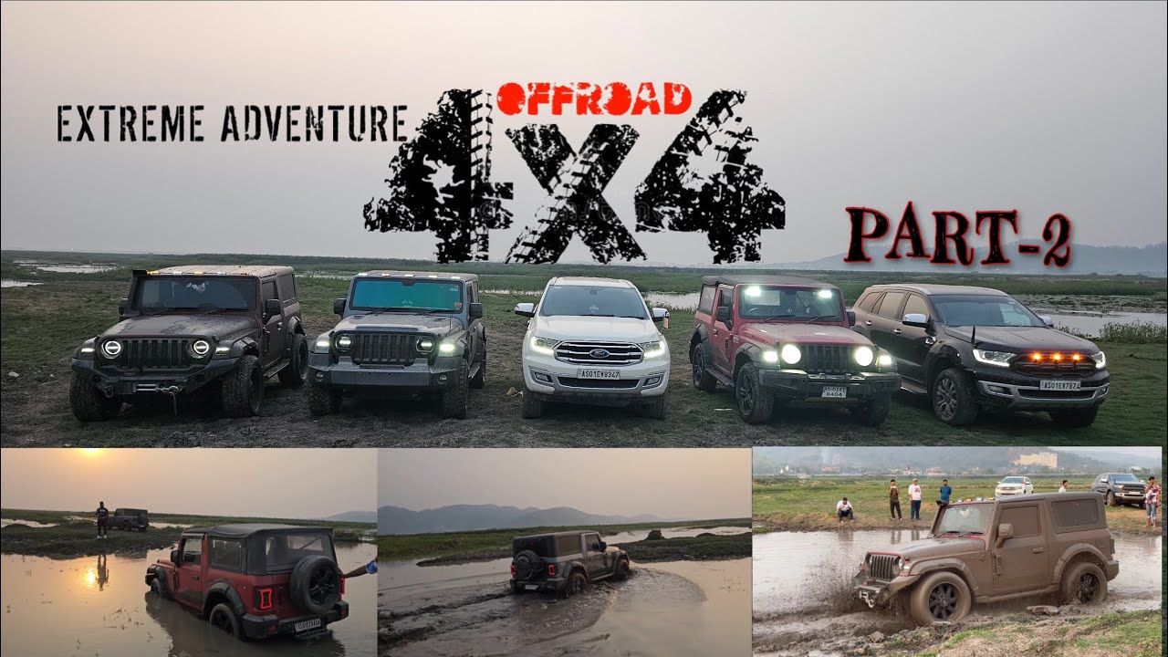 THAR VS THAR VS ENDEAVOUR EXTREME OFFROAD||THAR OFF ROADING||PART-2||