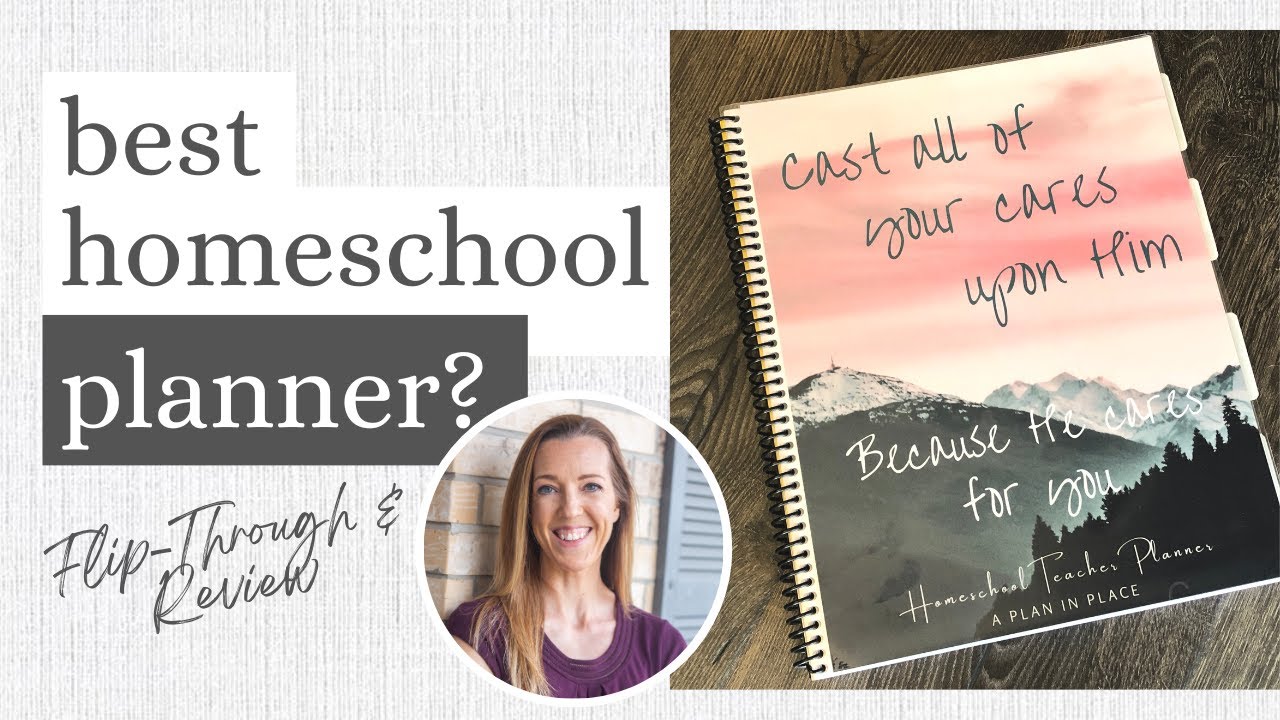 A Plan in Place Homeschool Planner Review // CUSTOMIZED Homeschool Planner