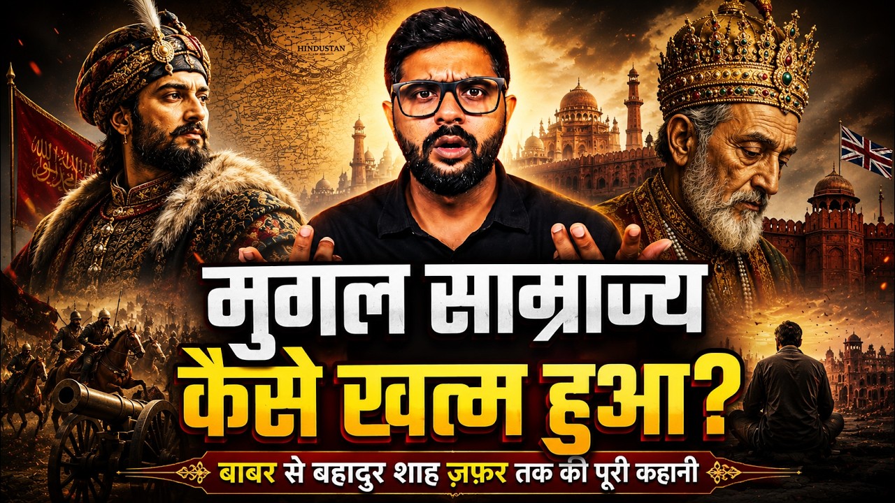 350 साल का मुग़ल साम्राज्य कैसे बर्बाद हुआ? | Complete Mughal History