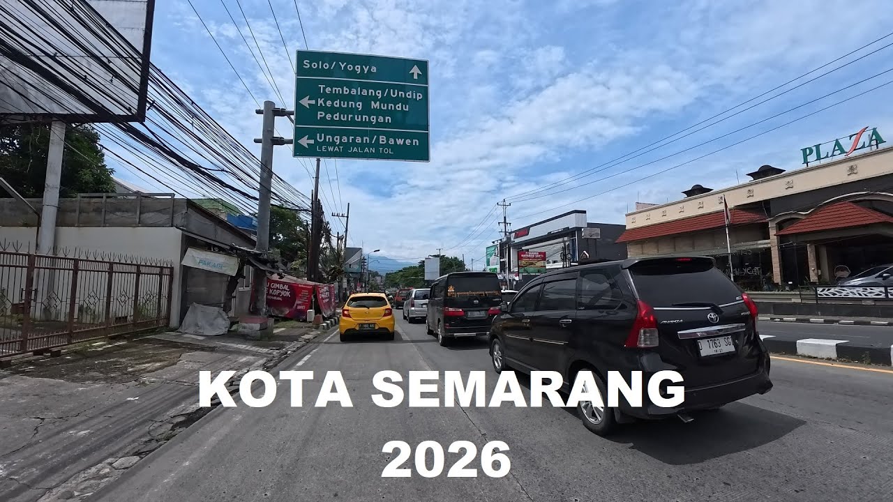 4K~ Semarang City Street Atmosphere at the Beginning of 2026 | Indonesia