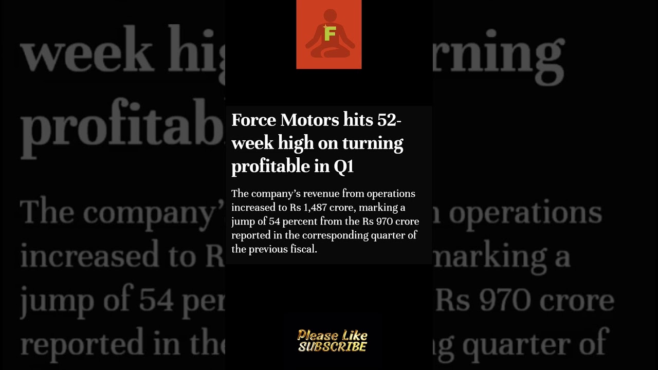 Force Motors Share Q1 News