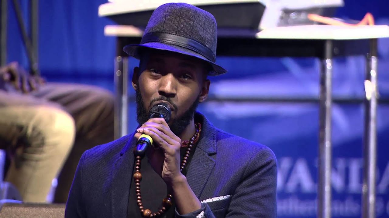 Thierry Haguma performs at Rwanda Day in Amsterdam