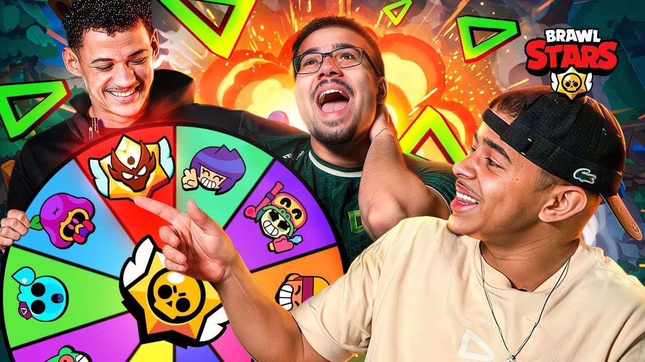 OS BRAWLERS DA NOSSA RANKED FORAM DECIDIDOS PELA ROLETA!