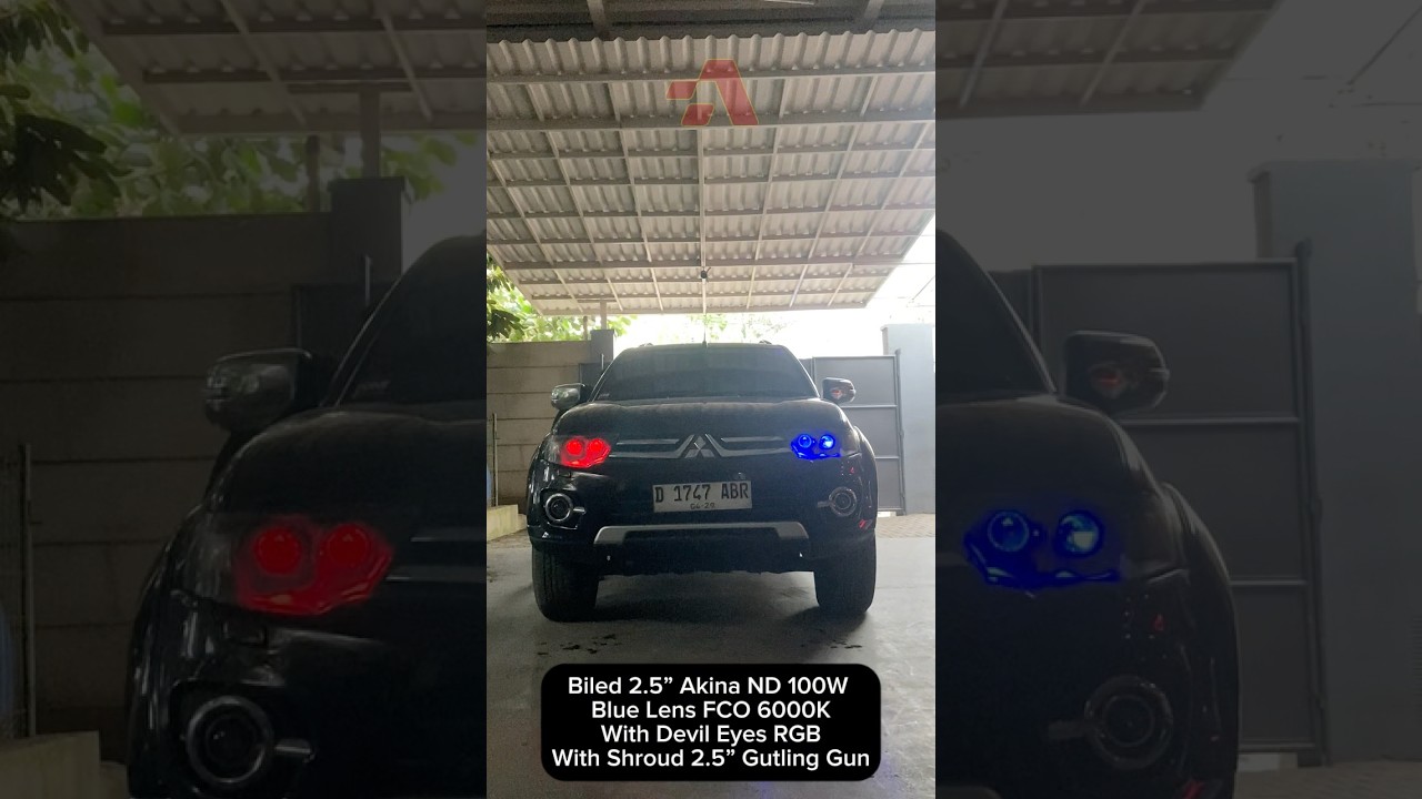 “ Pajero Old Instal Double Biled 2.5” 100W 6000K “ 