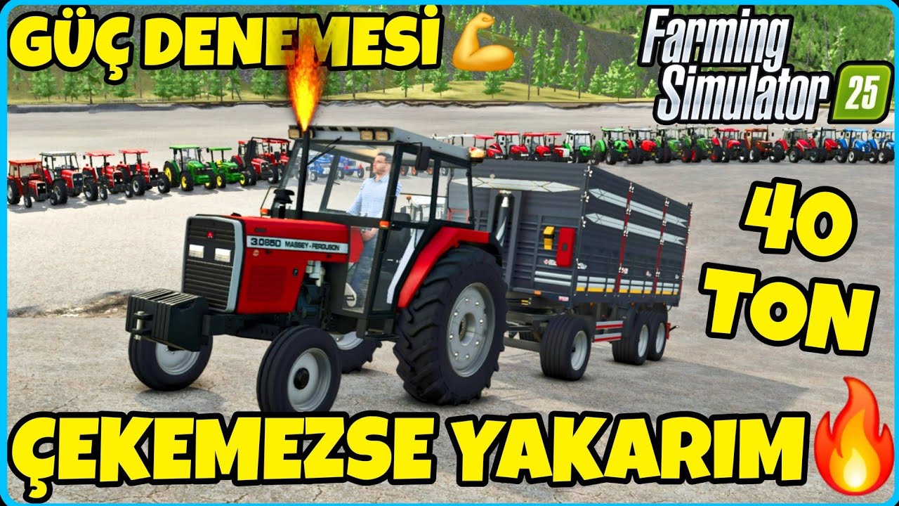 40 TON YÜKÜ DİK RAMPADAN ÇIKARMAYA ÇALIŞTIK❗️ SONUÇLARA BİZ BİLE ŞAŞIRDIK 😱 FARMING SİMULATOR 25 