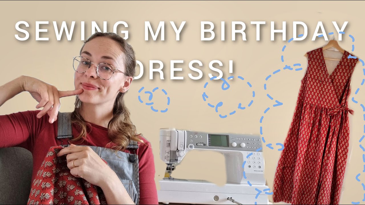 Making myself a birthday dress! Cosy capsule wardrobe sew-along