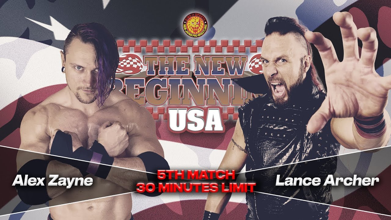FREE MATCH  Alex Zayne vs Lance Archer  The New Beginning USA 2020