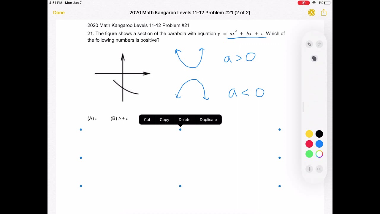 2020 Math Kangaroo Levels 11-12 Problem #21