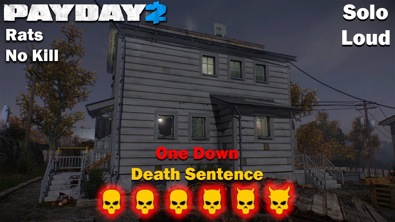 Payday 2 - Rats - No Kill - DSOD - (SOLO - LOUD)