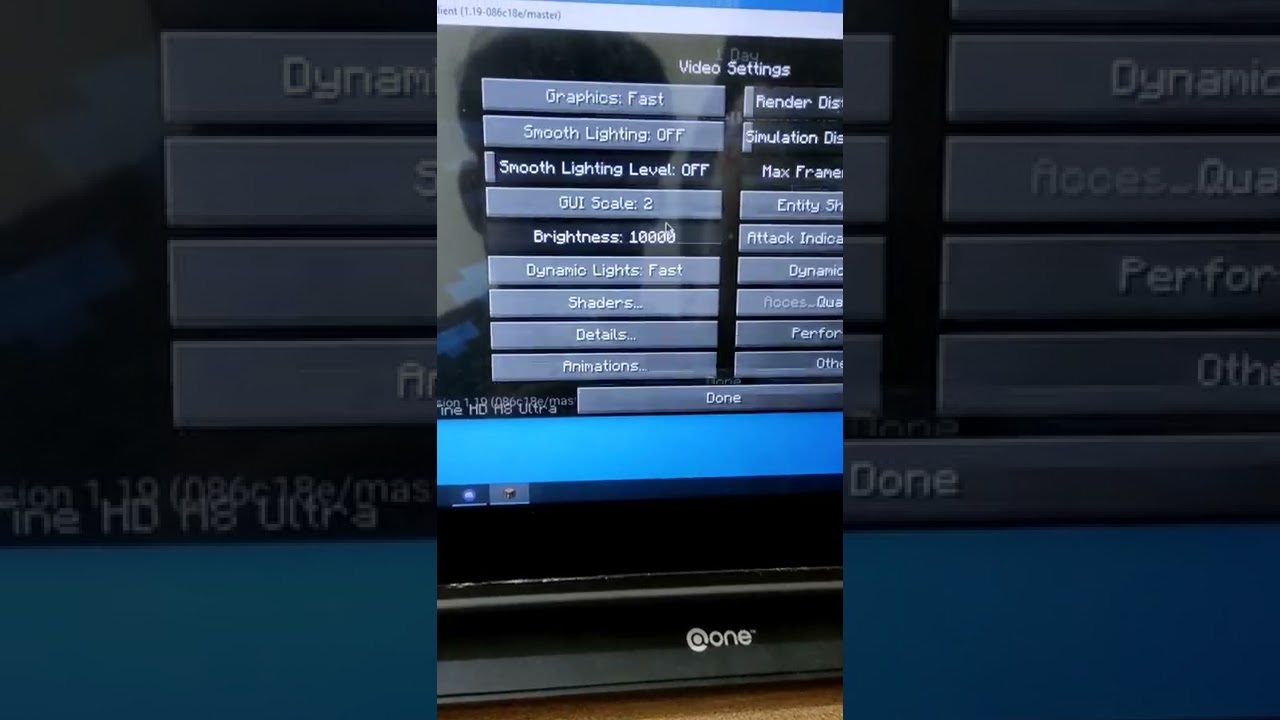 10000 Minecraft brightness bug #shorts