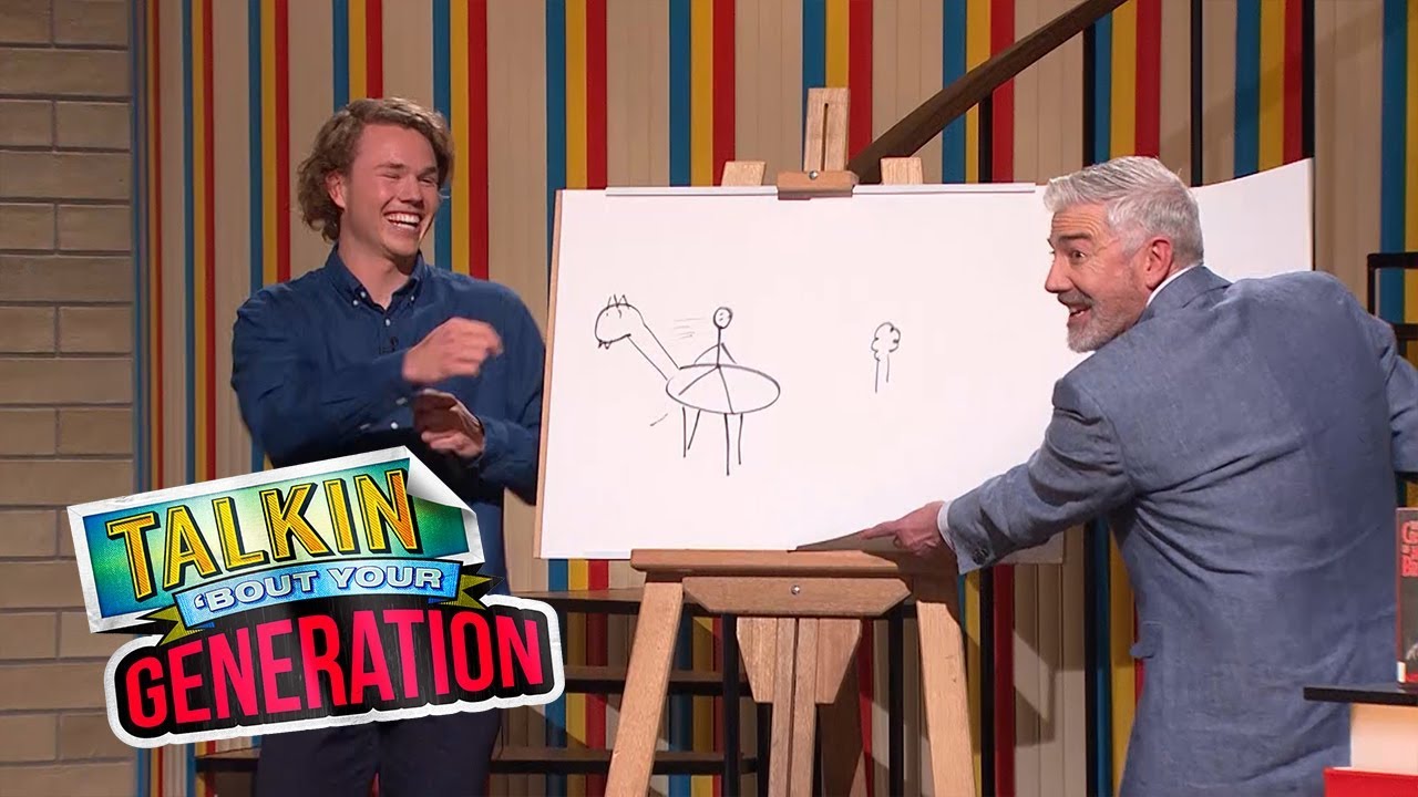 Jayden’s hilarious drawing skills leaves everyone in stitches | Talkin' 'Bout Your Generation