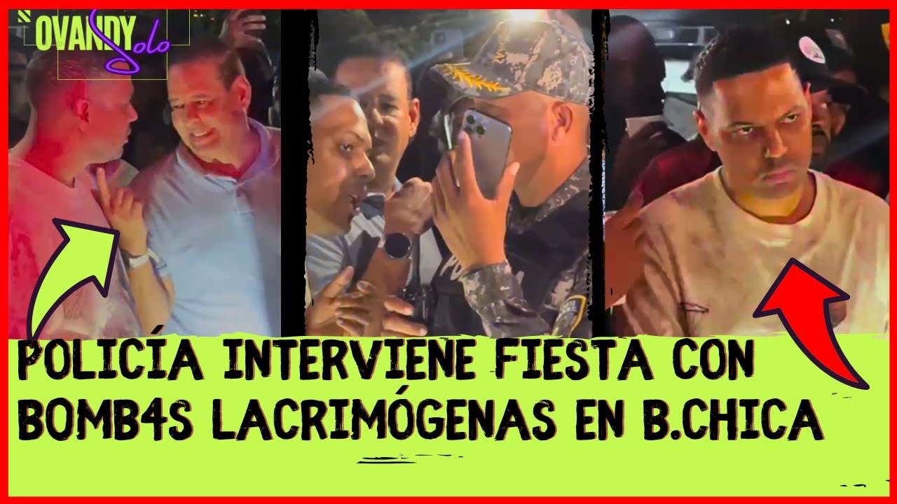🟢&iquest;A QUI&Eacute;N LLAM&Oacute; ALOFOKE? POLIC&Iacute;AS DESBARATA FIESTA CON SANTIAGO Y MUSIC&Oacute;LOGOS | Ovandy SOLO