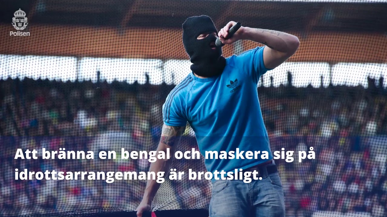 Om eldning på fotbollsmatcher