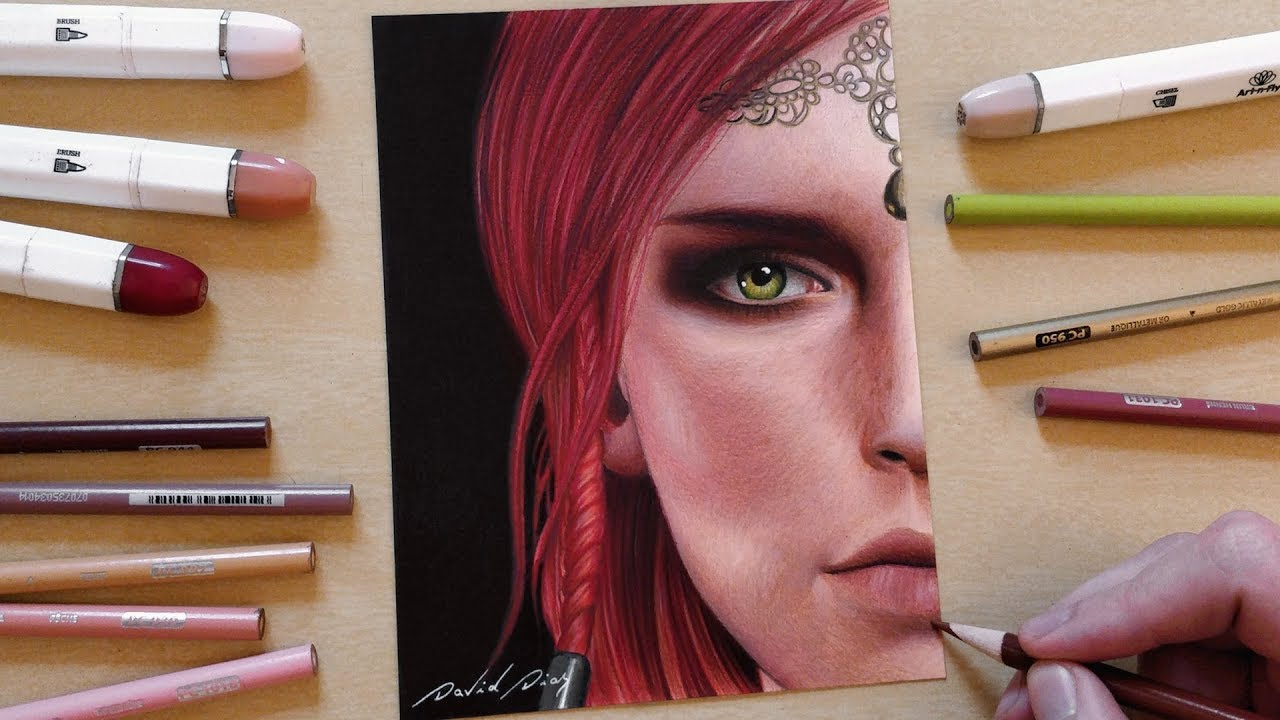 Drawing Triss Merigold | The Witcher 3