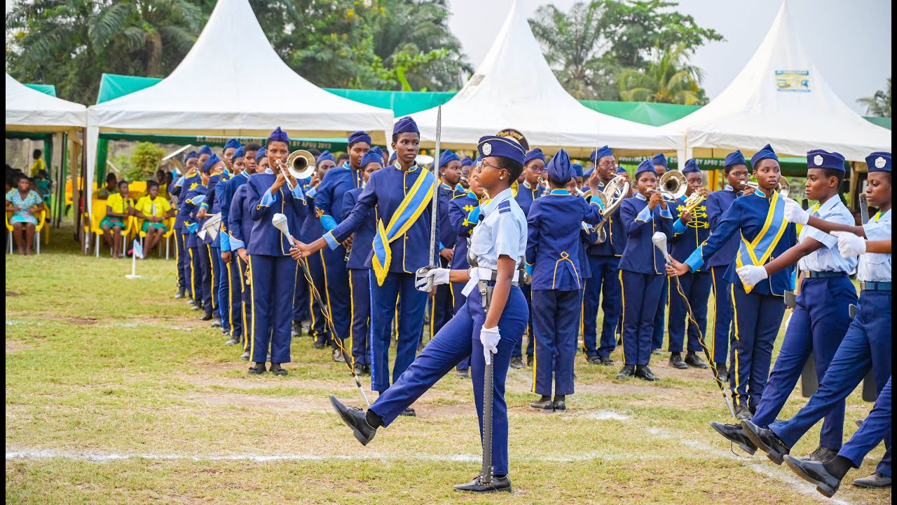 WESLEY GIRLS HIGH SCHOOL CADETS DISPLAY - SPEECH DAY 2024 - iTagehome Media, www.itagehome.com