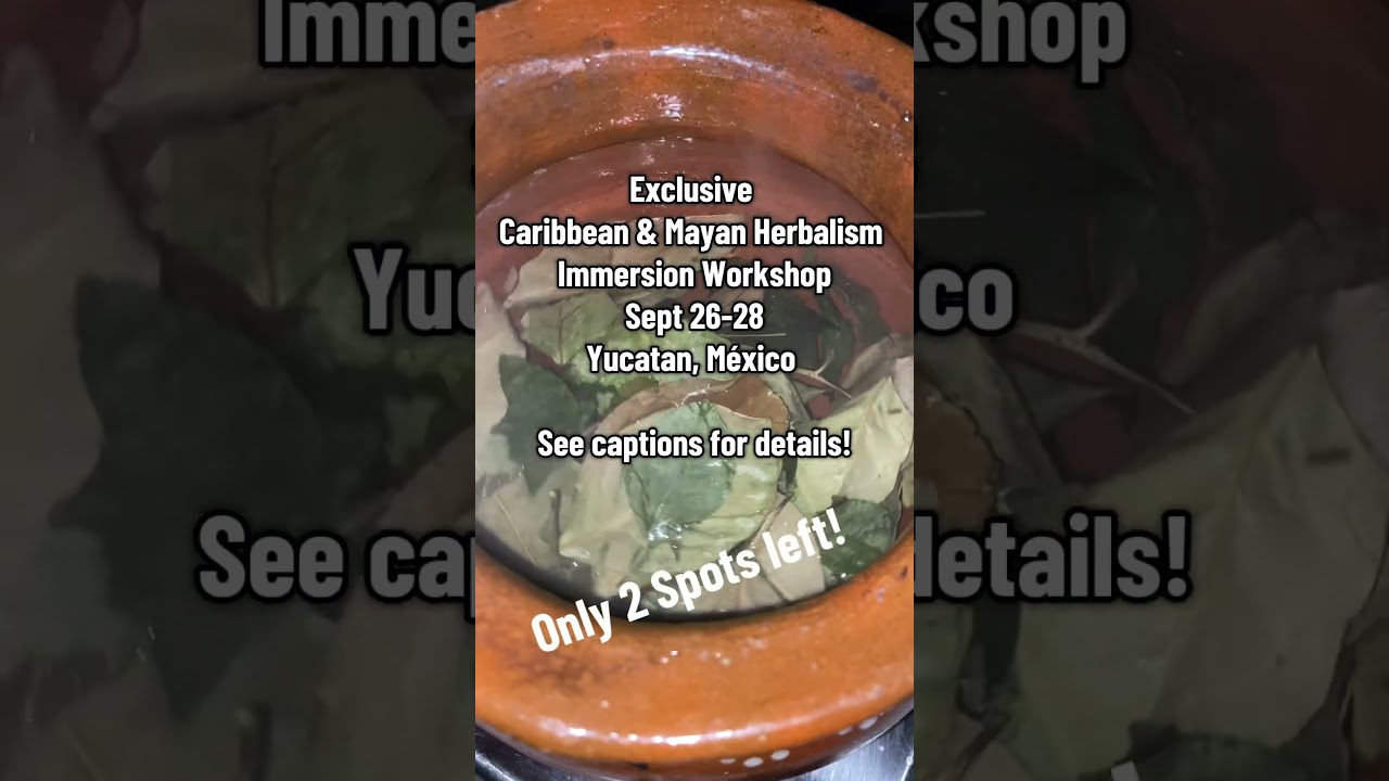 Exclusive Caribbean & Mayan Herbalism Immersion!!