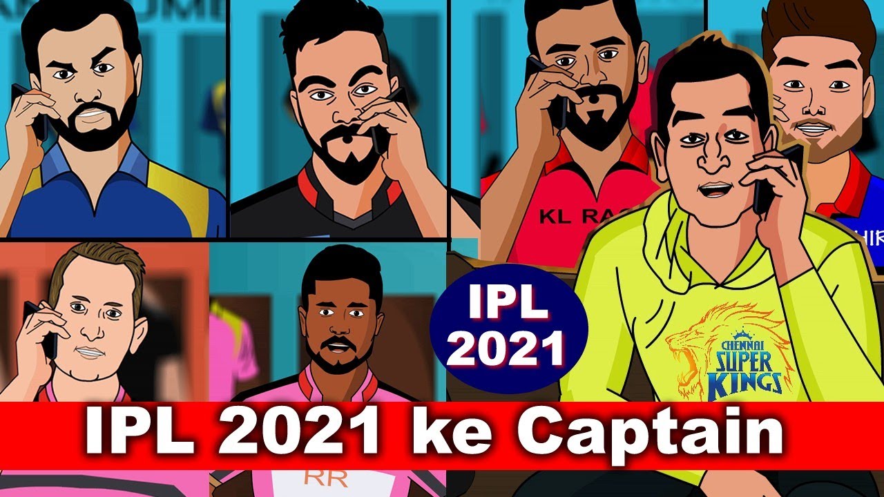 IPL 2021 KE CAPTAIN - ft. Kohli, Dhoni and Sharmaji