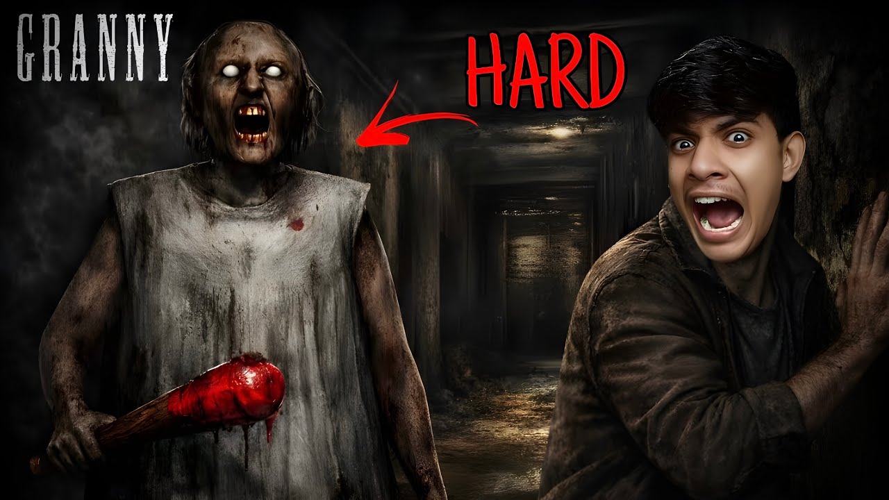 GRANNY 1 ESCAPE HARD MODE😬